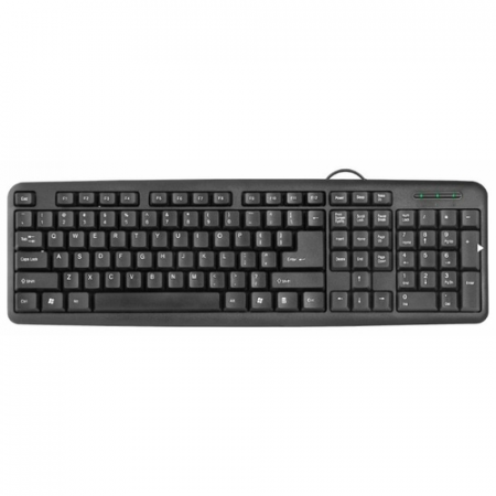 Проводная: Клавиатура Defender HB-420, USB, кабель 1.5м, черная, фото 