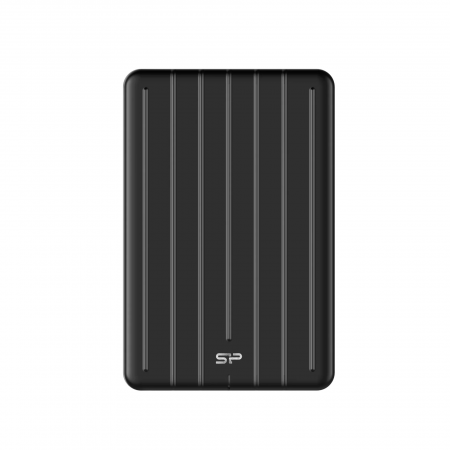 Накопитель External SSD Silicon Power 256Gb Bolt B75 Pro  (USB 3.1 Gen2 Type C, 520/450Mbs, противоударный MIL-STD 810G, 124х82х12mm, 75g) Black, фото 