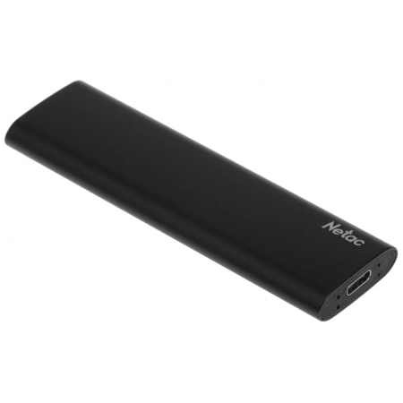 Внешний SSD накопитель Netac 128Gb Z SLIM  (USB3.2, up to 520/480MBs, 100х29.5х9mm, Black), фото 
