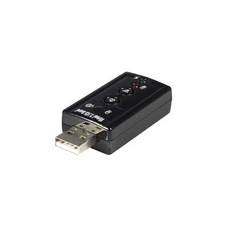 Sound Card: USB TRUA71 (C-Media CM108) 2.0 channel out 44-48KHz volume control (7.1 virtual) retail, фото 