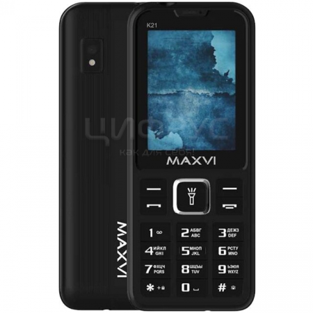 Мобильный телефон Maxvi K21 black, фото 