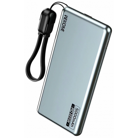Внешний аккумулятор EOFE Power Bank G053 Black 20W/5000mAh, фото  Внешний аккумулятор EOFE Power Bank G053 Black 20W/5000mAh, фото
