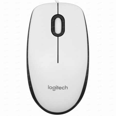 Проводная: Logitech M100 White USB, фото 