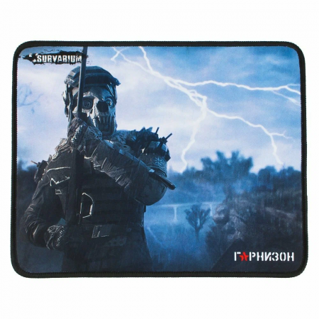 Коврик для мыши Гарнизон GMP-100, игровой, дизайн- игра Survarium, ткань/резина, размеры 200 x 250, фото 