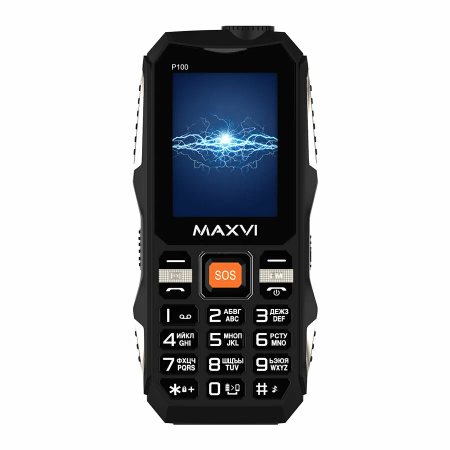 Мобильный телефон Maxvi P100 black, фото 