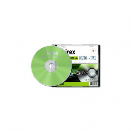 Диск DVD-RW Mirex 4.7 Gb, 4x, Slim Case (1), (1/50), фото 