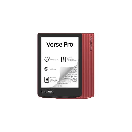 Электронная книга PocketBook 634 Verse Pro Passion Red (PB634-3-WW), фото  Электронная книга PocketBook 634 Verse Pro Passion Red (PB634-3-WW), фото