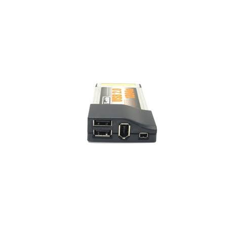 PCMCIA - IEEE1394/USB2.0 STLab C-153 (2*IEEE1394,2*USB2.0), фото 