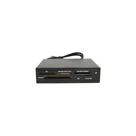 Устройство считывания USB 2.0 Card reader SD/SDHC/MMC/MS/microSD/xD/CF, 3.5 (черный) GR-116B, фото 