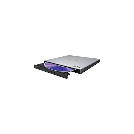 Оптический привод LG DVD-RW ext. Silver Slim Ret USB2.0 (3.0 compatible), фото 