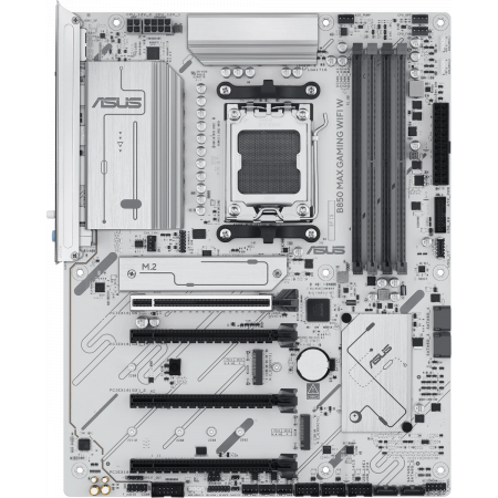 Материнская плата Asus B850 MAX GAMING WIFI W SocketAM5 AMD B850 4xDDR5 ATX AC`97 8ch(7.1) 2.5Gg RAID+HDMI+DP, фото 