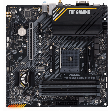 Материнская плата TUF GAMING A520M-PLUS WIFI, фото 
