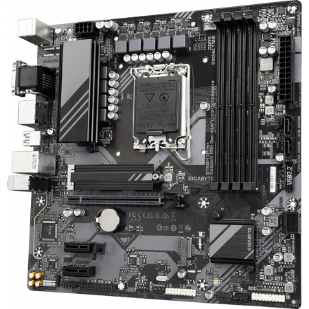Материнская плата Gigabyte B760M DS3H AX DDR4 Soc-1700 Intel B760 4xDDR4 mATX AC`97 8ch(7.1) 2.5Gg RAID+HDMI+DP, фото , изображение 3 Материнская плата Gigabyte B760M DS3H AX DDR4 Soc-1700 Intel B760 4xDDR4 mATX AC`97 8ch(7.1) 2.5Gg RAID+HDMI+DP, фото , изображение 3