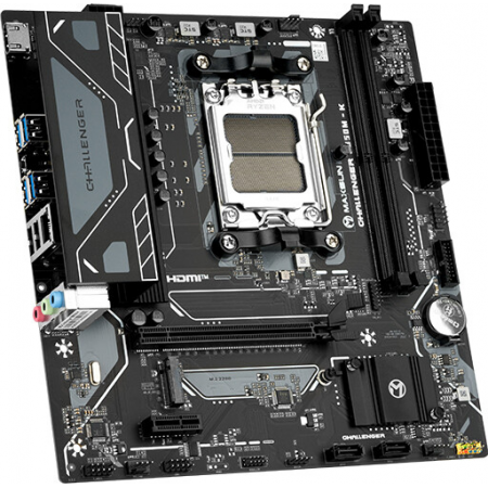 Материнская плата Maxsun MS-Challenger B850M-K B850, AM5, 2*DDR5, 1*PCIEx16, 1*PCIEx1, 1*M.2, 6*USB3.2Gen1, 4*USB2.0, 2*SATA3.0, 1G, HDMI, M-ATX, RTL, фото , изображение 2