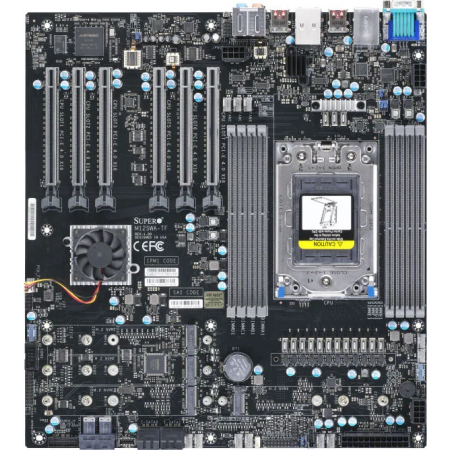 Материнская плата Supermicro MBD-X13SWA-TF-B, LGA 4677, Intel W790, 16xDDR5, 8xSATA, 4xM.2, 6xPCI-E 5.0 x16, 1x10Gb LAN, 1x1Gb LAN, 6xUSB, 7.1, E-ATX, фото 
