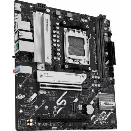 Материнская плата Asus PRIME B850M-K SocketAM5 AMD B850 2xDDR5 mATX AC`97 8ch(7.1) 2.5Gg RAID+HDMI+DP, фото , изображение 2 Материнская плата Asus PRIME B850M-K SocketAM5 AMD B850 2xDDR5 mATX AC`97 8ch(7.1) 2.5Gg RAID+HDMI+DP, фото , изображение 2