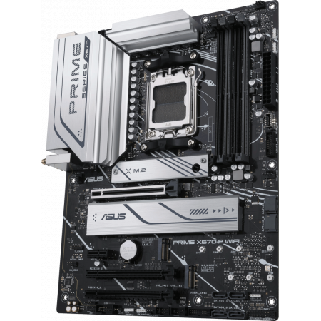 Материнская плата ASUS PRIME X670-P WIFI, AM5, AMD X670, 4xDDR5, 6xSATA, 3xM.2 PCIe 5.0 x4, 1xPCI-E 4.0 x16, 2xPCI-E 4.0 x4, 1xPCI-E x1, 1xHDMI, 1xDP, 1xUSB-C 3.2 Gen 2x2, 3xUSB 3.2 Gen 2, 4xUSB 3.2 Gen 1, 1x 2.5Gb LAN, 3x3.5 мм, 7.1, ATX, фото , изображение 3 Материнская плата ASUS PRIME X670-P WIFI, AM5, AMD X670, 4xDDR5, 6xSATA, 3xM.2 PCIe 5.0 x4, 1xPCI-E 4.0 x16, 2xPCI-E 4.0 x4, 1xPCI-E x1, 1xHDMI, 1xDP, 1xUSB-C 3.2 Gen 2x2, 3xUSB 3.2 Gen 2, 4xUSB 3.2 Gen 1, 1x 2.5Gb LAN, 3x3.5 мм, 7.1, ATX, фото , изображение 3