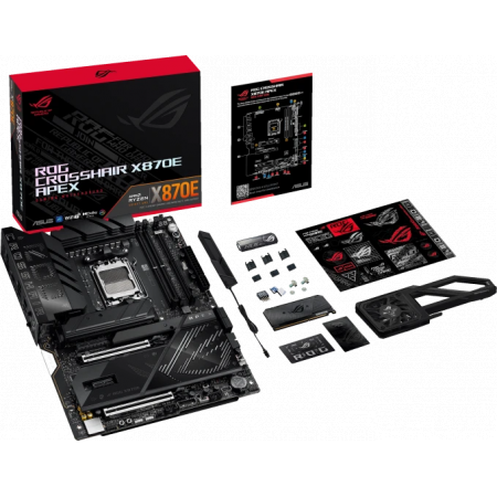 Материнская плата Asus ROG CROSSHAIR X870E APEX SocketAM5 AMD X870E 2xDDR5 ATX AC`97 8ch(7.1) 5Gigabit RAID, фото , изображение 11