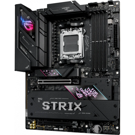 Материнская плата Asus ROG STRIX B850-E GAMING WIFI SocketAM5 AMD B850 4xDDR5 ATX AC`97 8ch(7.1) 2.5Gg RAID+HDMI+DP, фото , изображение 2