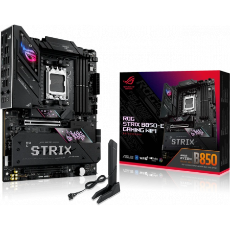Материнская плата Asus ROG STRIX B850-E GAMING WIFI SocketAM5 AMD B850 4xDDR5 ATX AC`97 8ch(7.1) 2.5Gg RAID+HDMI+DP, фото , изображение 9