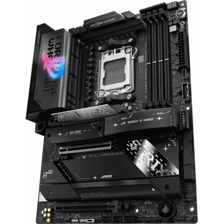 Материнская плата Asus ROG STRIX X870E-E GAMING WIFI SocketAM5 AMD X870E 4xDDR5 ATX AC`97 8ch(7.1) 5Gigabit RAID+HDMI, фото , изображение 3