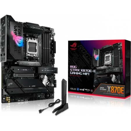 Материнская плата Asus ROG STRIX X870E-E GAMING WIFI SocketAM5 AMD X870E 4xDDR5 ATX AC`97 8ch(7.1) 5Gigabit RAID+HDMI, фото , изображение 8