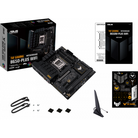 Материнская плата Asus TUF GAMING B650-PLUS WIFI Socket AM5 AMD B650 4xDDR5 ATX AC`97 8ch(7.1) 2.5Gg RAID+HDMI+DP, фото , изображение 6 Материнская плата Asus TUF GAMING B650-PLUS WIFI Socket AM5 AMD B650 4xDDR5 ATX AC`97 8ch(7.1) 2.5Gg RAID+HDMI+DP, фото , изображение 6
