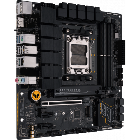 Материнская плата Asus TUF GAMING B650M-E SocketAM5 AMD B650 4xDDR5 mATX AC`97 8ch(7.1) 2.5Gg RAID+HDMI+DP, фото , изображение 2 Материнская плата Asus TUF GAMING B650M-E SocketAM5 AMD B650 4xDDR5 mATX AC`97 8ch(7.1) 2.5Gg RAID+HDMI+DP, фото , изображение 2