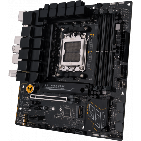 Материнская плата Asus TUF GAMING B650M-E SocketAM5 AMD B650 4xDDR5 mATX AC`97 8ch(7.1) 2.5Gg RAID+HDMI+DP, фото , изображение 3 Материнская плата Asus TUF GAMING B650M-E SocketAM5 AMD B650 4xDDR5 mATX AC`97 8ch(7.1) 2.5Gg RAID+HDMI+DP, фото , изображение 3
