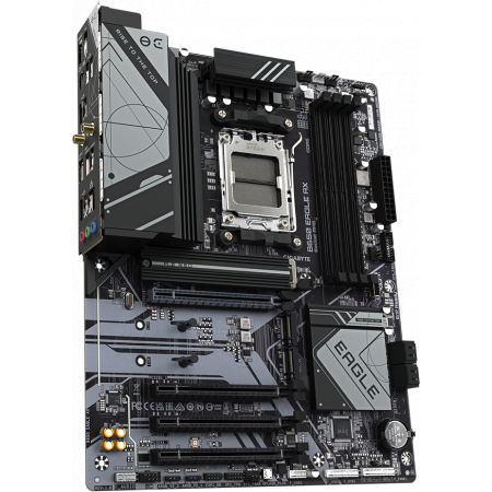 Материнская плата Gigabyte B650 EAGLE AX SocketAM5 AMD B650 4xDDR5 ATX AC`97 8ch(7.1) GbLAN RAID+HDMI+DP, фото , изображение 2