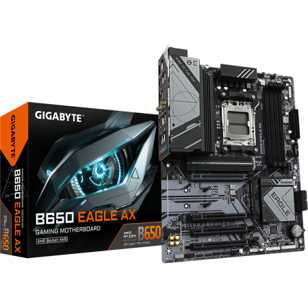 Материнская плата Gigabyte B650 EAGLE AX SocketAM5 AMD B650 4xDDR5 ATX AC`97 8ch(7.1) GbLAN RAID+HDMI+DP, фото , изображение 5
