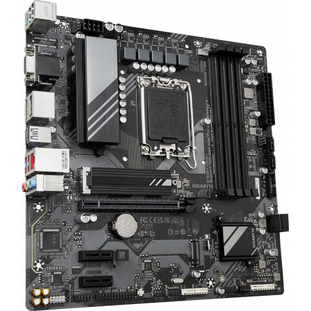 Материнская плата Gigabyte B760M DS3H AX DDR4 Soc-1700 Intel B760 4xDDR4 mATX AC`97 8ch(7.1) 2.5Gg RAID+HDMI+DP, фото , изображение 2
