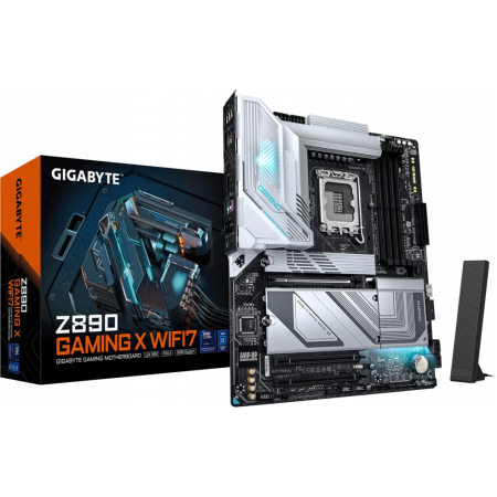 Материнская плата Gigabyte Z890 GAMING X WIFI7 Soc-1851 Intel Z890 4xDDR5 ATX AC`97 8ch(7.1) 2.5Gg RAID+DP, фото , изображение 4