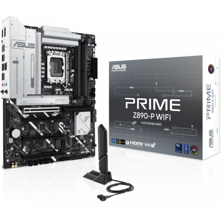 Материнская плата Asus PRIME Z890-P WIFI Soc-1851 Intel Z890 4xDDR5 ATX AC`97 8ch(7.1) 2.5Gg RAID+HDMI+DP, фото , изображение 5
