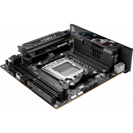 Материнская плата ASUS ROG STRIX B850-I GAMING WIFI, AM5, B650, 2*DDR5, 2*SATA, 2*M.2, 4*USB 3.2, 2*USB 2.0, Type-C, 2*PCIx16, HDMI, mITX; 90MB1K30-M0EAY0, фото , изображение 5