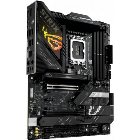 Материнская плата ASUS ROG STRIX Z890-H GAMING WIFI, LGA1851, Intel Z890, 4xDDR5, 4xSATA, 4xM.2, 1xPCIe 5.0 x16, 2xPCIe 4.0 x16, 1xDP, 1xHDMI, 1x5Gb LAN, Wi-Fi 7, 2xUSB 2.0, 4xUSB 3.2 Gen 1, 4xUSB 3.2 Gen 2, 2xUSB 3.2 Gen 2x2, 1xUSB-C, 1xS/PDIF, 2x3.5 мм,, фото , изображение 2 Материнская плата ASUS ROG STRIX Z890-H GAMING WIFI, LGA1851, Intel Z890, 4xDDR5, 4xSATA, 4xM.2, 1xPCIe 5.0 x16, 2xPCIe 4.0 x16, 1xDP, 1xHDMI, 1x5Gb LAN, Wi-Fi 7, 2xUSB 2.0, 4xUSB 3.2 Gen 1, 4xUSB 3.2 Gen 2, 2xUSB 3.2 Gen 2x2, 1xUSB-C, 1xS/PDIF, 2x3.5 мм,, фото , изображение 2