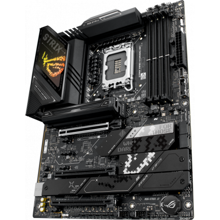 Материнская плата ASUS ROG STRIX Z890-H GAMING WIFI, LGA1851, Intel Z890, 4xDDR5, 4xSATA, 4xM.2, 1xPCIe 5.0 x16, 2xPCIe 4.0 x16, 1xDP, 1xHDMI, 1x5Gb LAN, Wi-Fi 7, 2xUSB 2.0, 4xUSB 3.2 Gen 1, 4xUSB 3.2 Gen 2, 2xUSB 3.2 Gen 2x2, 1xUSB-C, 1xS/PDIF, 2x3.5 мм,, фото , изображение 3 Материнская плата ASUS ROG STRIX Z890-H GAMING WIFI, LGA1851, Intel Z890, 4xDDR5, 4xSATA, 4xM.2, 1xPCIe 5.0 x16, 2xPCIe 4.0 x16, 1xDP, 1xHDMI, 1x5Gb LAN, Wi-Fi 7, 2xUSB 2.0, 4xUSB 3.2 Gen 1, 4xUSB 3.2 Gen 2, 2xUSB 3.2 Gen 2x2, 1xUSB-C, 1xS/PDIF, 2x3.5 мм,, фото , изображение 3