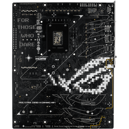 Материнская плата ASUS ROG STRIX Z890-H GAMING WIFI, LGA1851, Intel Z890, 4xDDR5, 4xSATA, 4xM.2, 1xPCIe 5.0 x16, 2xPCIe 4.0 x16, 1xDP, 1xHDMI, 1x5Gb LAN, Wi-Fi 7, 2xUSB 2.0, 4xUSB 3.2 Gen 1, 4xUSB 3.2 Gen 2, 2xUSB 3.2 Gen 2x2, 1xUSB-C, 1xS/PDIF, 2x3.5 мм,, фото , изображение 7 Материнская плата ASUS ROG STRIX Z890-H GAMING WIFI, LGA1851, Intel Z890, 4xDDR5, 4xSATA, 4xM.2, 1xPCIe 5.0 x16, 2xPCIe 4.0 x16, 1xDP, 1xHDMI, 1x5Gb LAN, Wi-Fi 7, 2xUSB 2.0, 4xUSB 3.2 Gen 1, 4xUSB 3.2 Gen 2, 2xUSB 3.2 Gen 2x2, 1xUSB-C, 1xS/PDIF, 2x3.5 мм,, фото , изображение 7