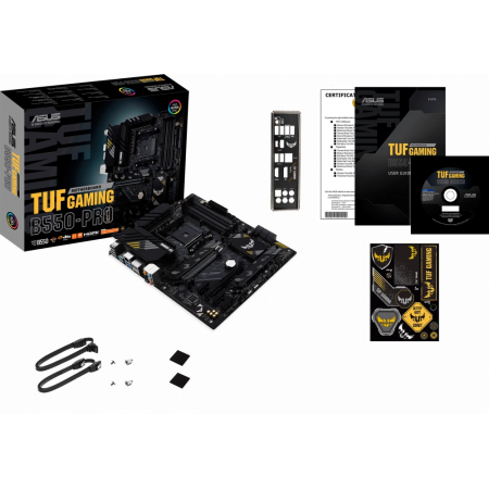 Материнская плата Asus TUF GAMING B550-PRO Soc-AM4 AMD B550 4xDDR4 ATX AC`97 8ch(7.1) 2.5Gg RAID+HDMI+DP, фото , изображение 5 Материнская плата Asus TUF GAMING B550-PRO Soc-AM4 AMD B550 4xDDR4 ATX AC`97 8ch(7.1) 2.5Gg RAID+HDMI+DP, фото , изображение 5