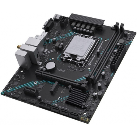 Материнская плата Maxsun H610M 666 WIFI6 D5, LGA 1700, Intel H610, 2xDDR5, 4xSATA, 1xM.2, 1xPCI-E 4.0 x16, 1xPCI-E x1, 1xHDMI, 1xDP, 1x 1Gb LAN, 3xUSB 2.0, 4xUSB 3.0, 5.1, mATX, фото , изображение 4 Материнская плата Maxsun H610M 666 WIFI6 D5, LGA 1700, Intel H610, 2xDDR5, 4xSATA, 1xM.2, 1xPCI-E 4.0 x16, 1xPCI-E x1, 1xHDMI, 1xDP, 1x 1Gb LAN, 3xUSB 2.0, 4xUSB 3.0, 5.1, mATX, фото , изображение 4