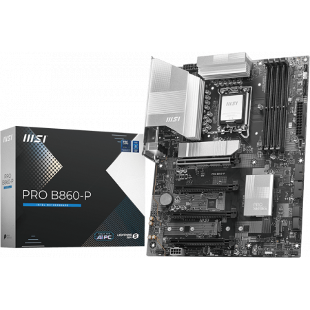 Материнская плата MSI PRO B860-P Soc-1851 Intel B860 4xDDR5 ATX AC`97 8ch(7.1) 5Gigabit RAID+HDMI+DP, фото , изображение 5