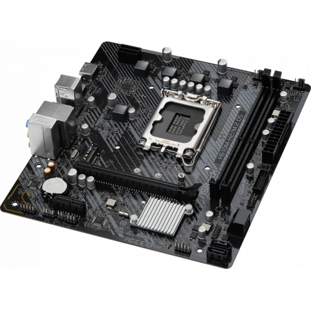 Материнская плата ASRock H610M-H2/M.2 D5, Socket 1700, Intel®H610, 2xDDR5-4800, HDMI+HDMI, 1xPCI-Ex16, 1xPCI-Ex1, 4xSATA3, 1xM.2, 8Ch Audio, GLan, (4+2)xUSB2.0, (2+2)xUSB3.2, 1xPS/2, mATX, RTL, фото , изображение 2