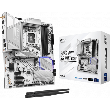 Материнская плата ASRock Z890 Pro RS WiFi White, фото , изображение 5
