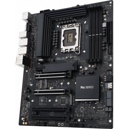 Материнская плата ASUS PRO WS W680-ACE IPMI LGA1700 ATX 4xDDR5 4xPCIEx16 PCIEx1 3xM.2 USB-C DP HDMI VGA 2x2.5GLAN, фото , изображение 3