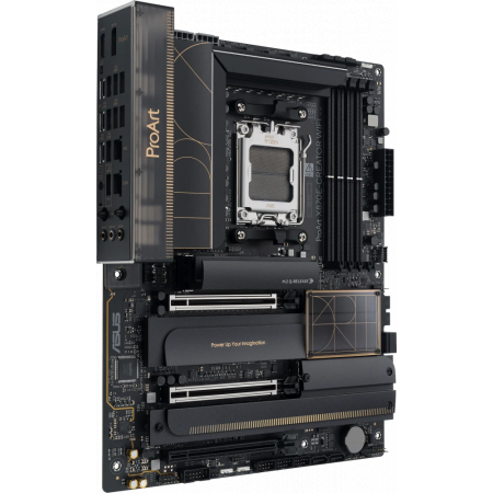 Материнская плата Asus PROART X870E-CREATOR WIFI SocketAM5 AMD X870 4xDDR5 ATX AC`97 8ch(7.1) 1 x 10Gigabit + 1 x 2.5Gigabit RAID+HDMI+DP, фото , изображение 2