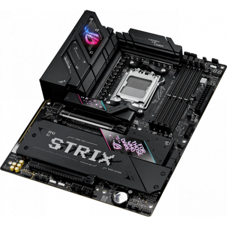 Материнская плата ASUS ROG STRIX B850-A GAMING WIFI, AM5, AMD B850, 4xDDR5, 2xSATA, 4xM.2, 1xPCI-E 5.0 x16, 1xPCI-E 4.0 x16, 1xPCI-E x4, 1xDP, 1xHDMI, 1x2.5Gb LAN, 1xUSB-C 20Gbps, 1xUSB-C 10Gbps, 2xUSB-A 10Gbps, 4xUSB 5Gbps, 2xUSB-A 2.0, 3x3.5 мм, 7.1, AT, фото , изображение 6