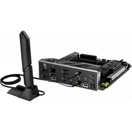Материнская плата ASUS ROG STRIX B860-I GAMING WIFI, LGA1851, Intel B860, 2xDDR5, 4xSATA, 2xM.2, 1xPCIe 5.0 x16, 1xDP, 1xHDMI, 1xThunderbolt 4, 1x2.5Gb LAN, Wi-Fi 7, 2xUSB 2.0, 3xUSB 3.2 Gen 1, 1xUSB 3.2 Gen 2, 1xUSB 3.2 Gen 2x2, 1xUSB-C, 1xS/PDIF, 2x3.5 , фото , изображение 7 Материнская плата ASUS ROG STRIX B860-I GAMING WIFI, LGA1851, Intel B860, 2xDDR5, 4xSATA, 2xM.2, 1xPCIe 5.0 x16, 1xDP, 1xHDMI, 1xThunderbolt 4, 1x2.5Gb LAN, Wi-Fi 7, 2xUSB 2.0, 3xUSB 3.2 Gen 1, 1xUSB 3.2 Gen 2, 1xUSB 3.2 Gen 2x2, 1xUSB-C, 1xS/PDIF, 2x3.5 , фото , изображение 7