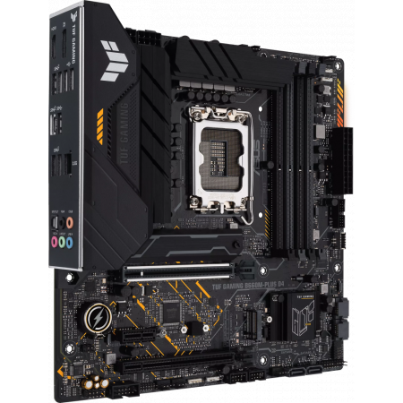 Материнская плата Asus TUF GAMING B660M-PLUS D4 Soc-1700 Intel B660 4xDDR4 mATX AC`97 8ch(7.1) 2.5Gg RAID+HDMI+DP, фото , изображение 2 Материнская плата Asus TUF GAMING B660M-PLUS D4 Soc-1700 Intel B660 4xDDR4 mATX AC`97 8ch(7.1) 2.5Gg RAID+HDMI+DP, фото , изображение 2