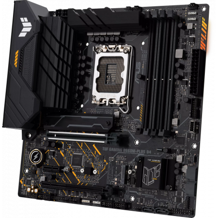 Материнская плата Asus TUF GAMING B660M-PLUS D4 Soc-1700 Intel B660 4xDDR4 mATX AC`97 8ch(7.1) 2.5Gg RAID+HDMI+DP, фото , изображение 3 Материнская плата Asus TUF GAMING B660M-PLUS D4 Soc-1700 Intel B660 4xDDR4 mATX AC`97 8ch(7.1) 2.5Gg RAID+HDMI+DP, фото , изображение 3