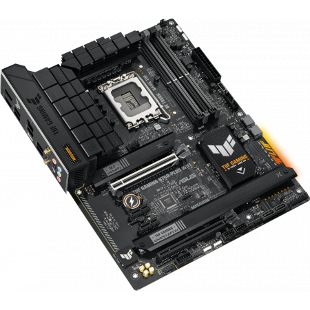 Материнская плата Asus TUF GAMING B760-PLUS WIFI Soc-1700 Intel B760 4xDDR5 ATX AC`97 8ch(7.1) 2.5Gg RAID+HDMI+DP, фото , изображение 4